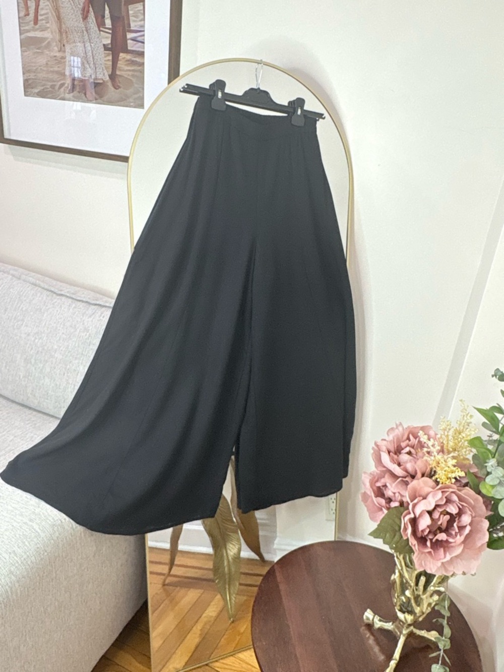 HYFVE Black Wide-Leg Pants